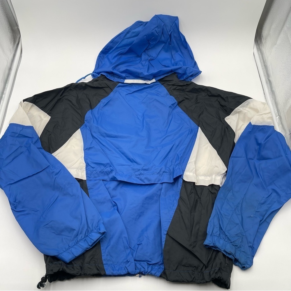 Vintage Nike Jacket Adult Small Colorblock Windbreaker Track Blue Full Zip 90’s - Picture 6 of 12